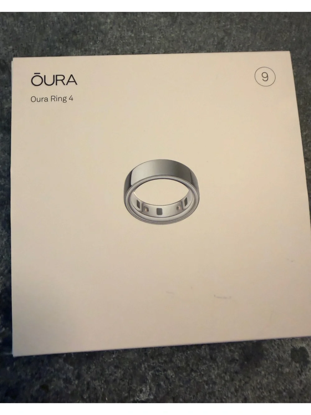 Oura Ring  Gen 4 - Silver size 9 New in Box